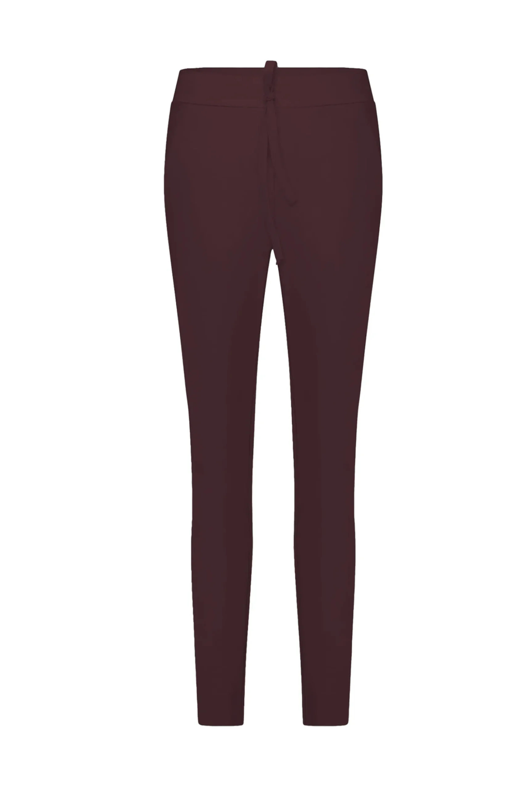 Downstairs bonded trousers - blackberry