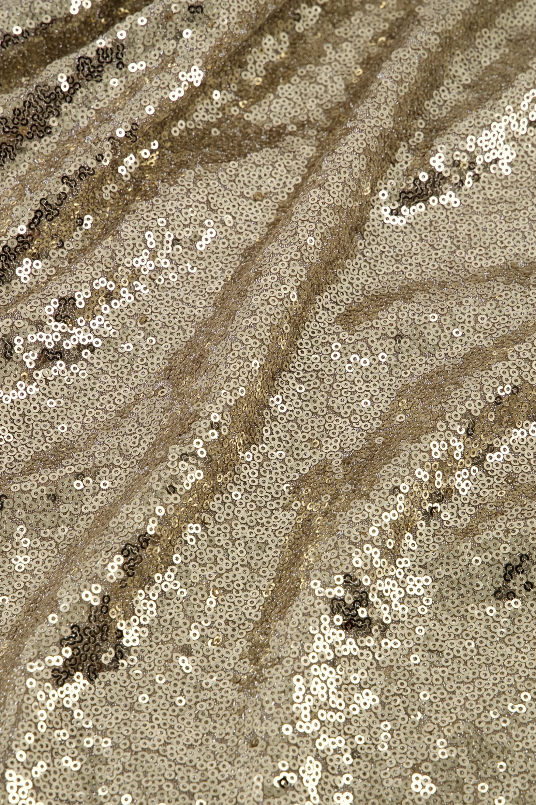 Ebony paillet top - gold