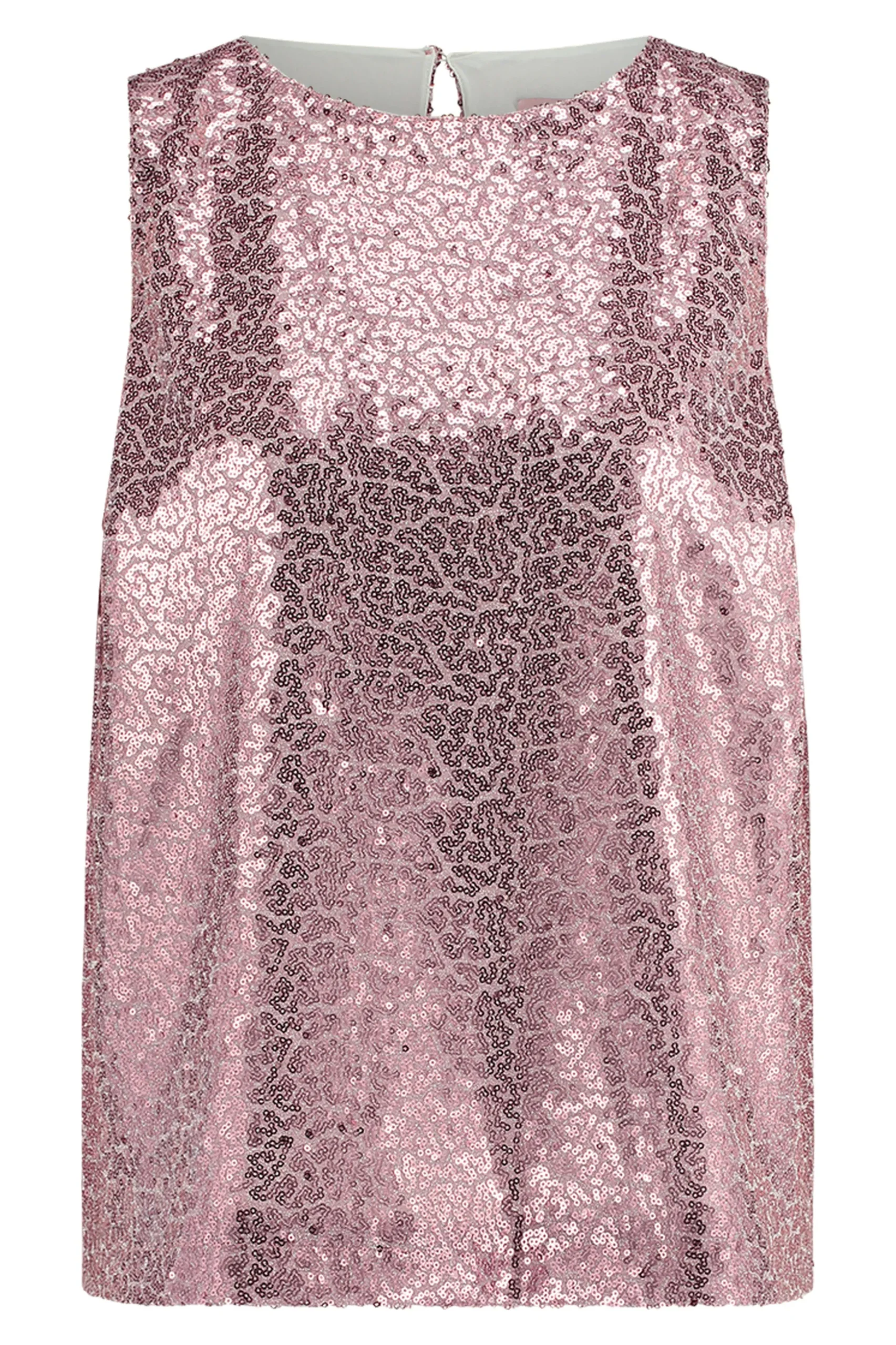 Ebony paillet top - Pale pink