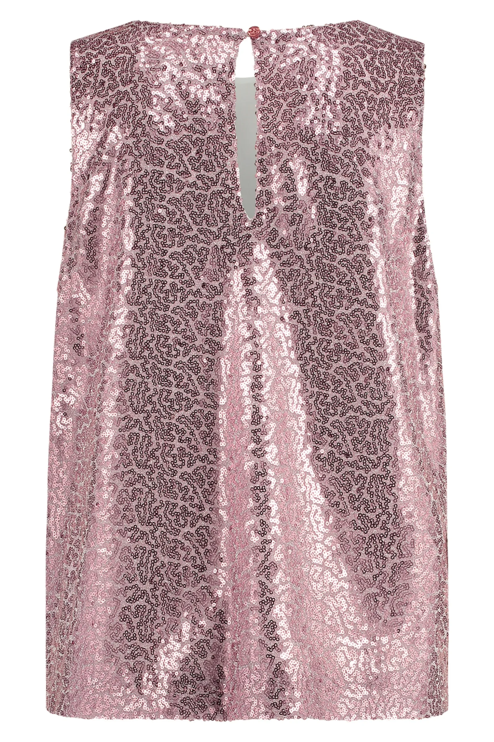 Ebony paillet top - Pale pink