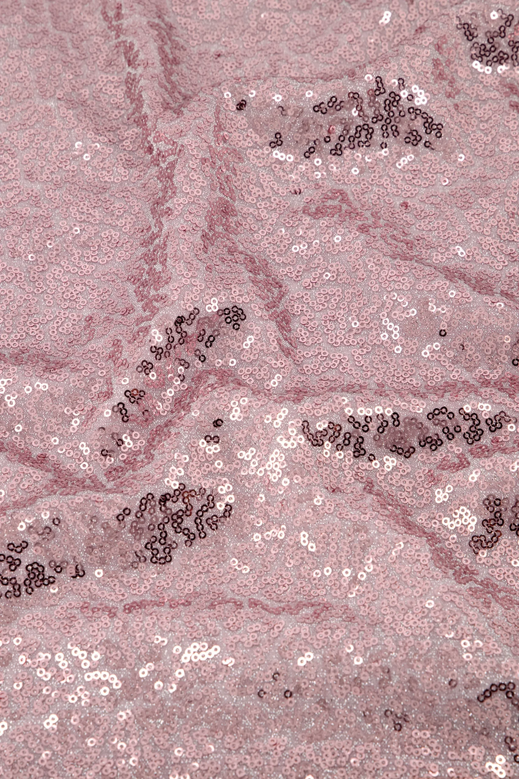 Ebony paillet top - Pale pink