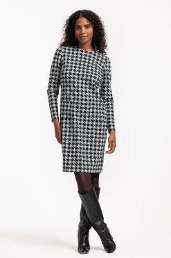 Emilia bonded PDP dress - black/kit