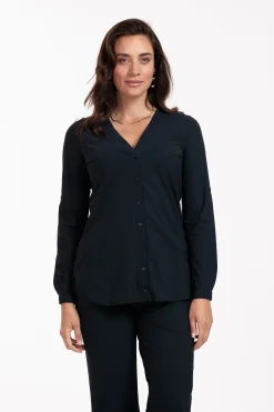 Evi blouse - dark blue