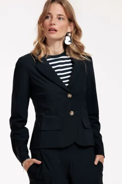 Ezmee carrot blazer - dark blue