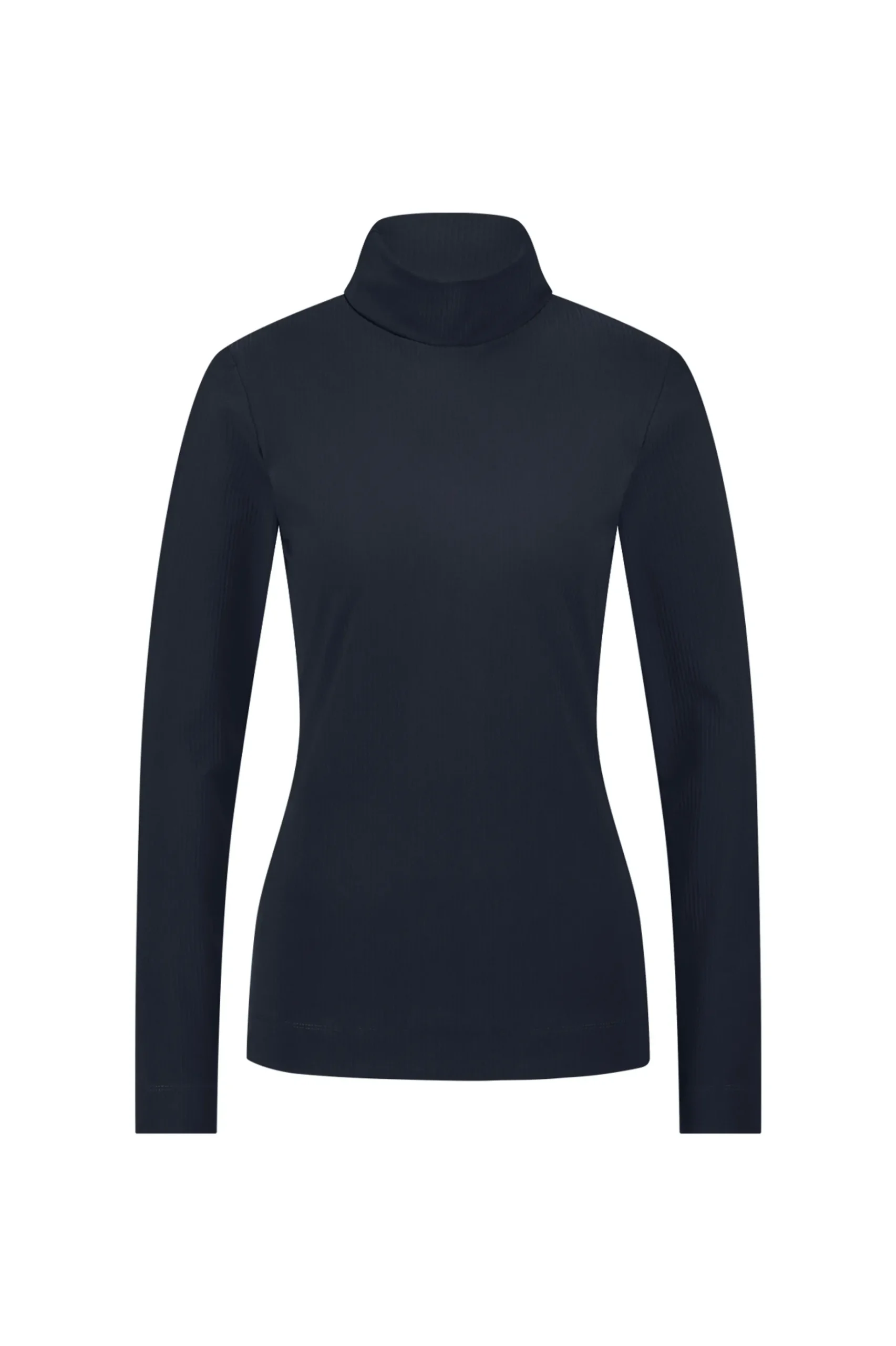 Faith rib col top - dark blue