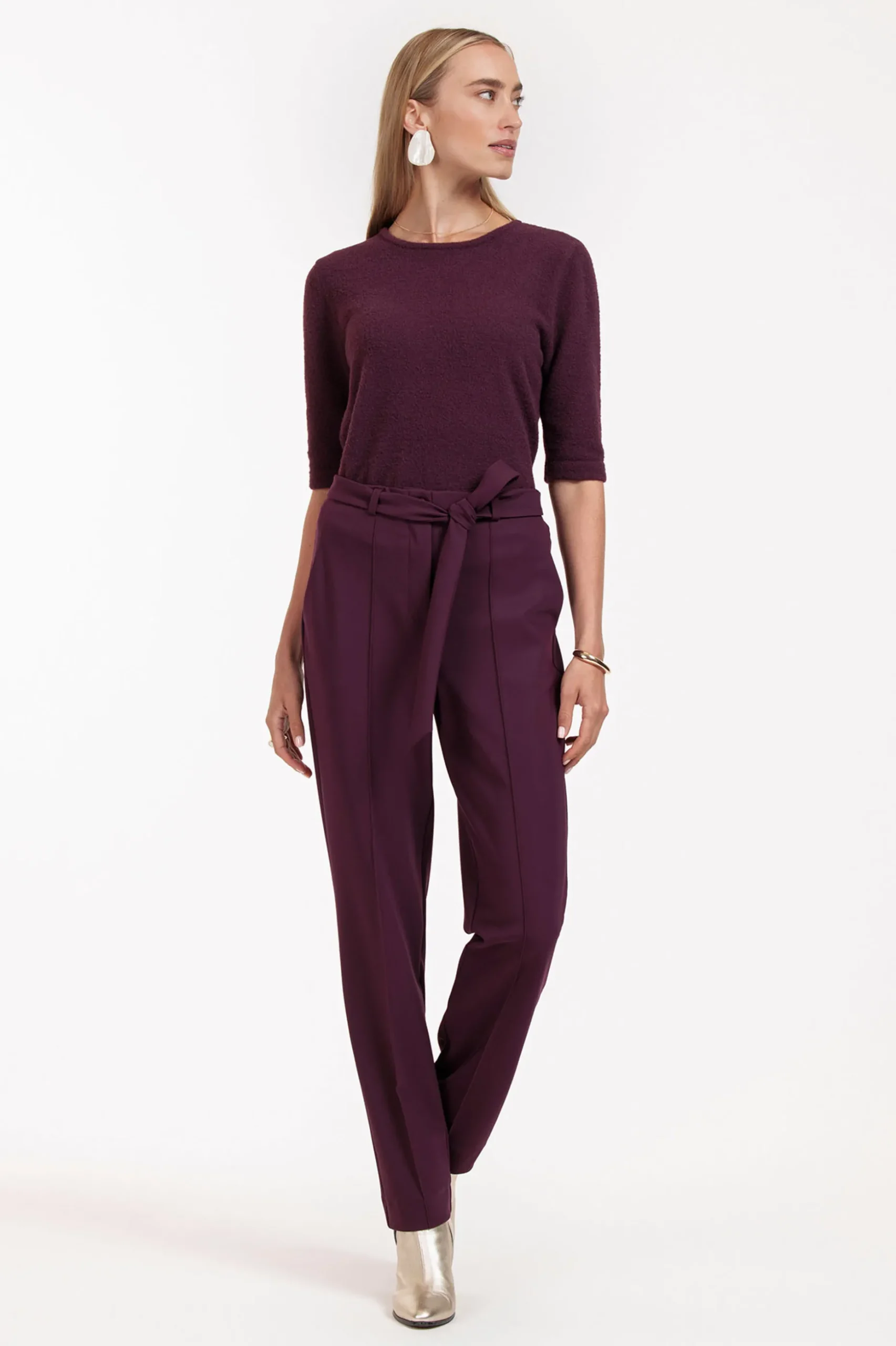 Felica soft pullover - blackberry