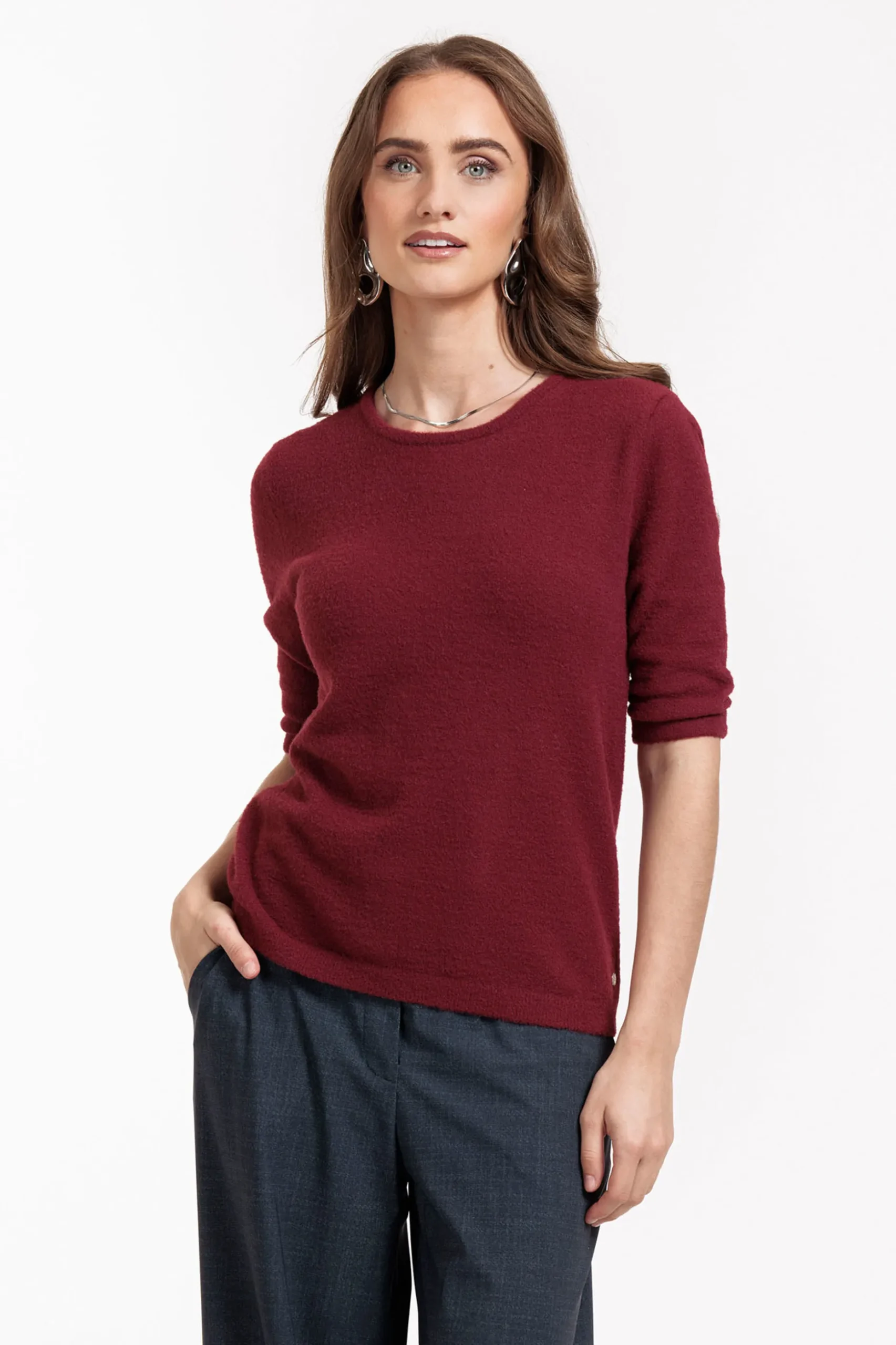 Felica soft pullover - merlot