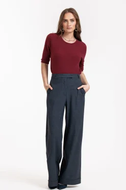 Felica soft pullover - merlot