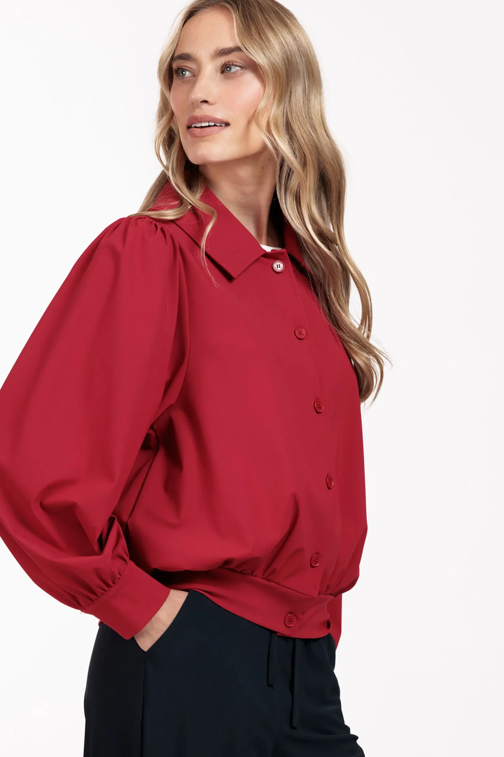 Fiebe jacket - dark red