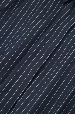 Fildeli poplin stripe blouse - dark blue/off white