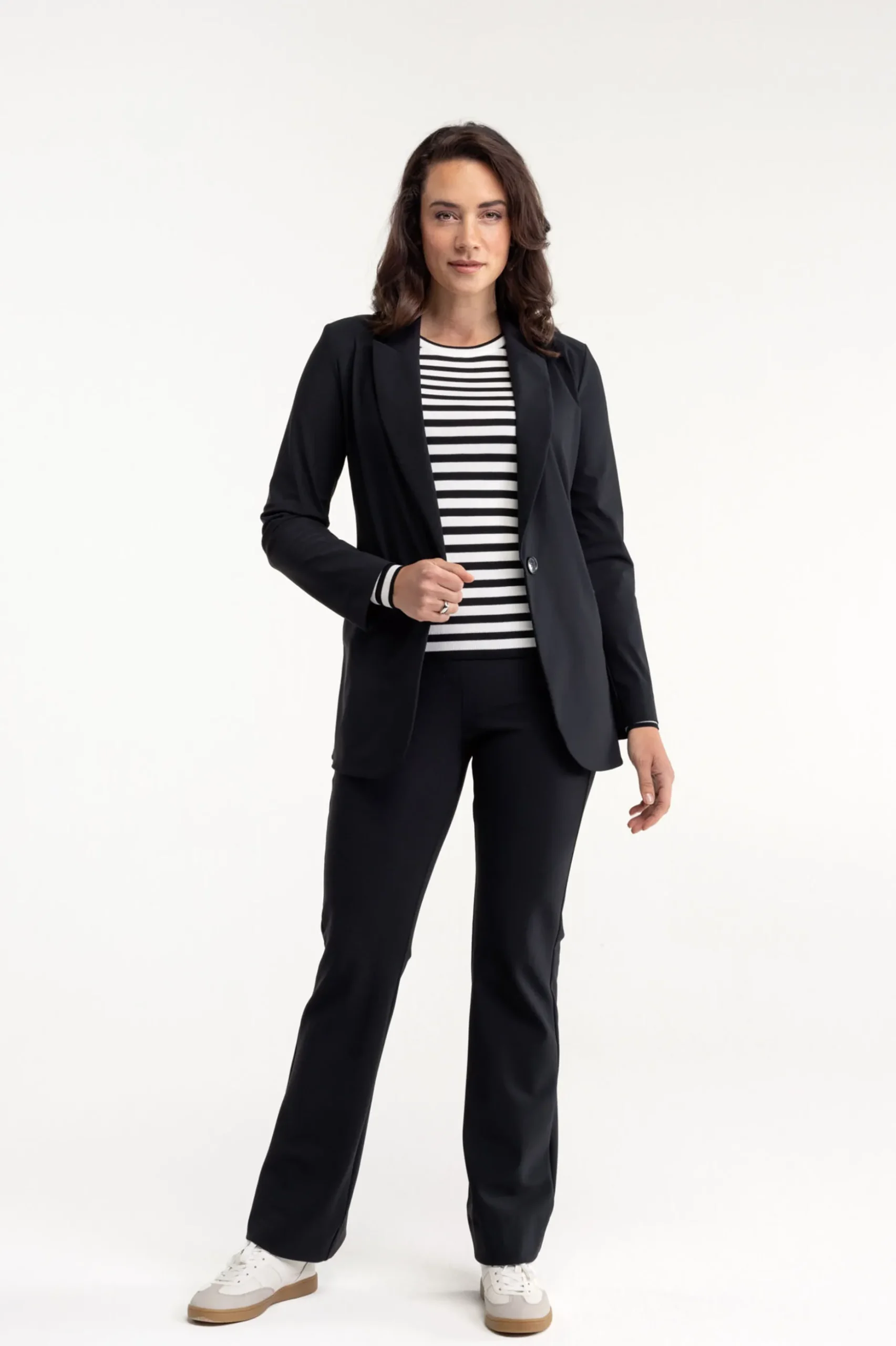 Flair bonded trousers - black