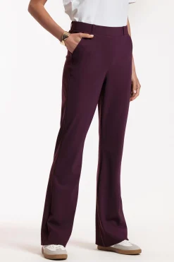 Flair bonded trousers - blackberry