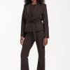 Flair bonded trousers - espresso