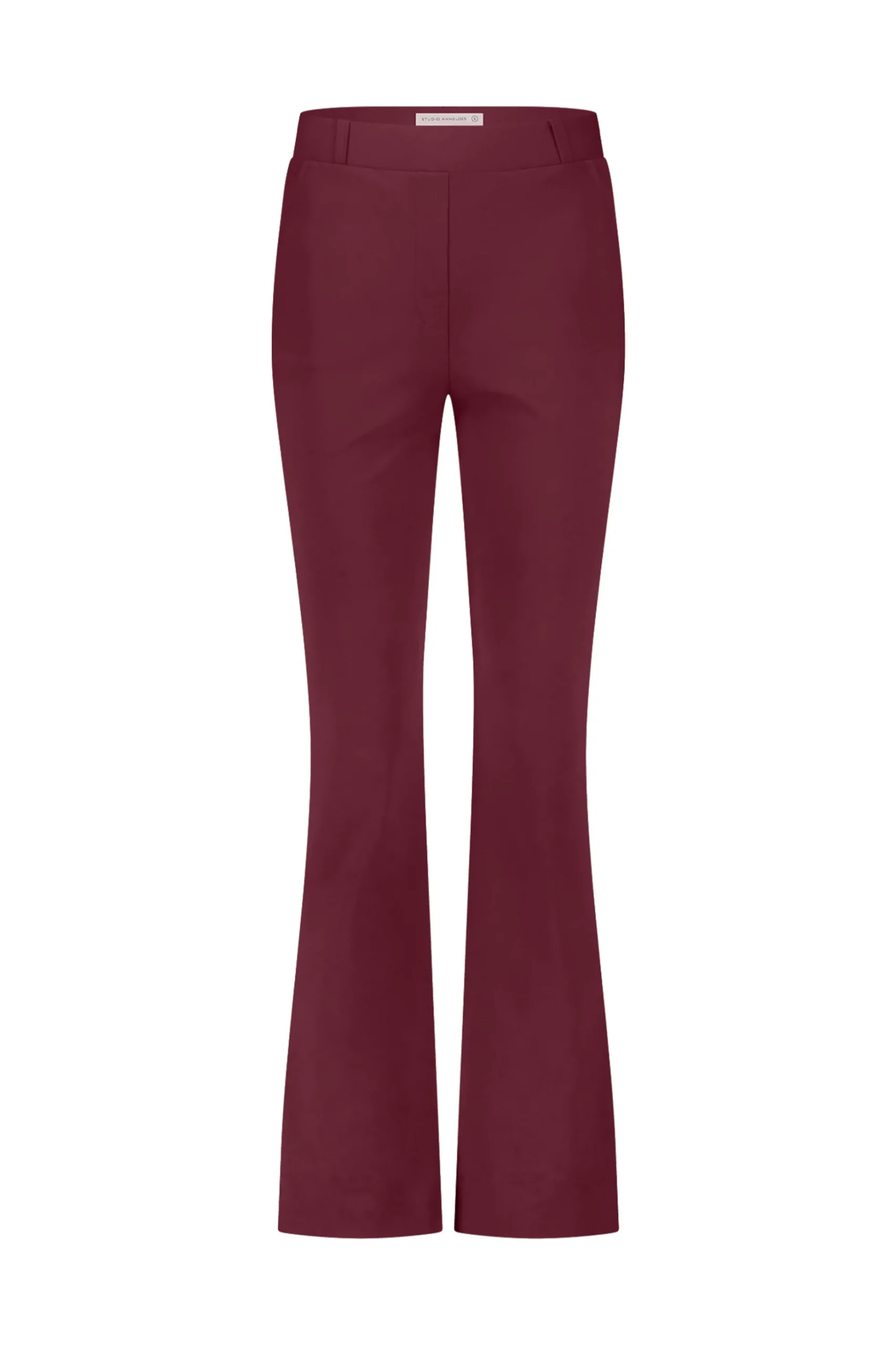 Flair bonded trousers - merlot