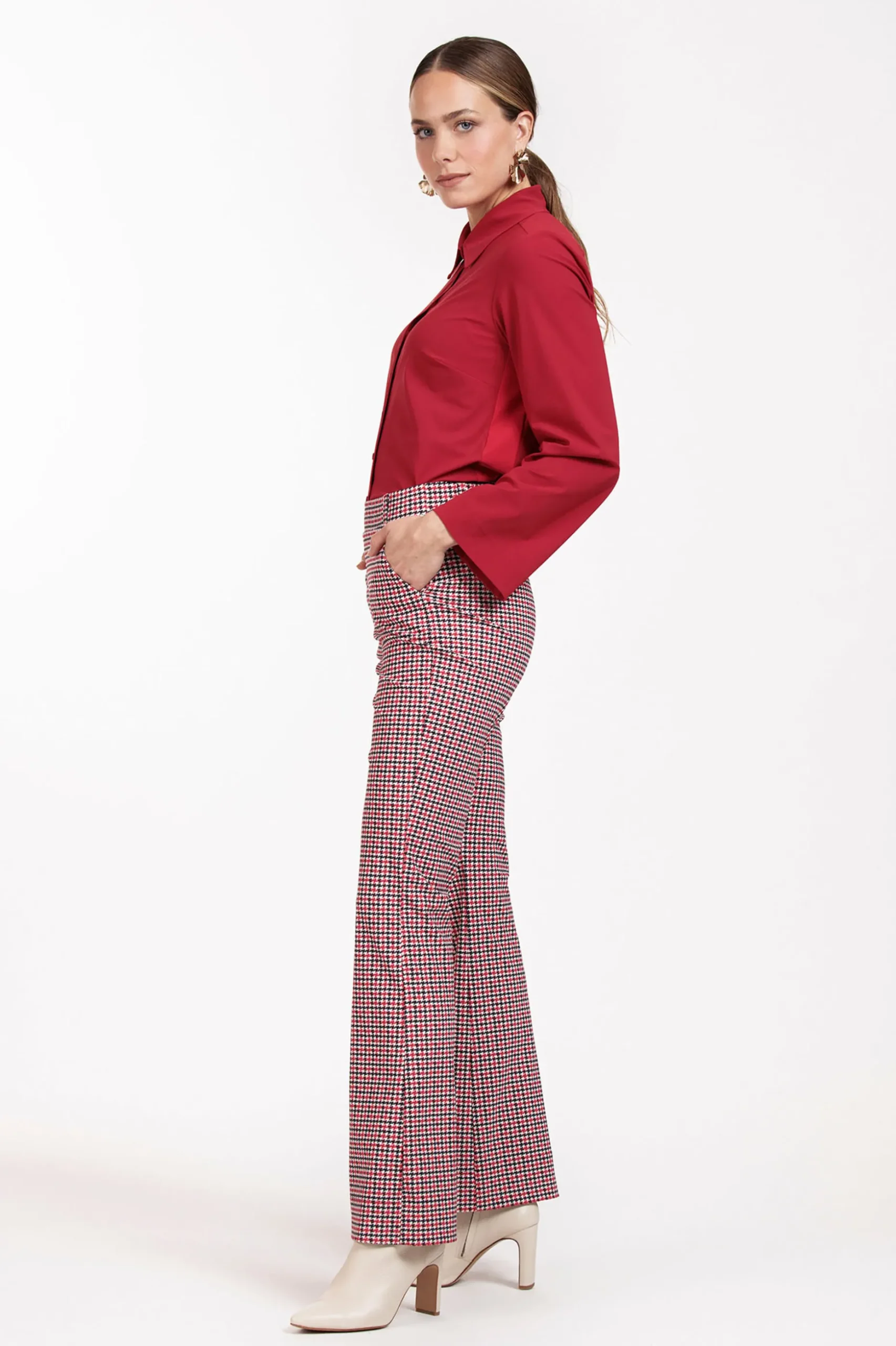Flair check trousers - multi color