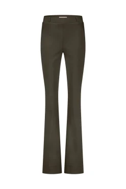 Flair LONG bonded trousers - new army