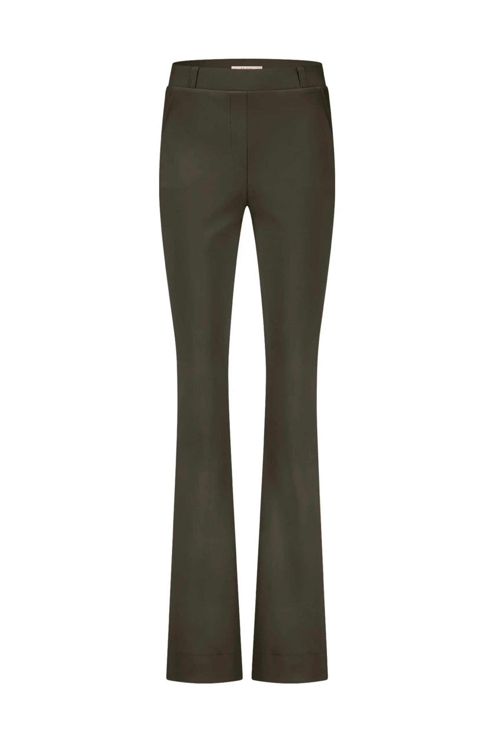 Flair LONG bonded trousers - new army