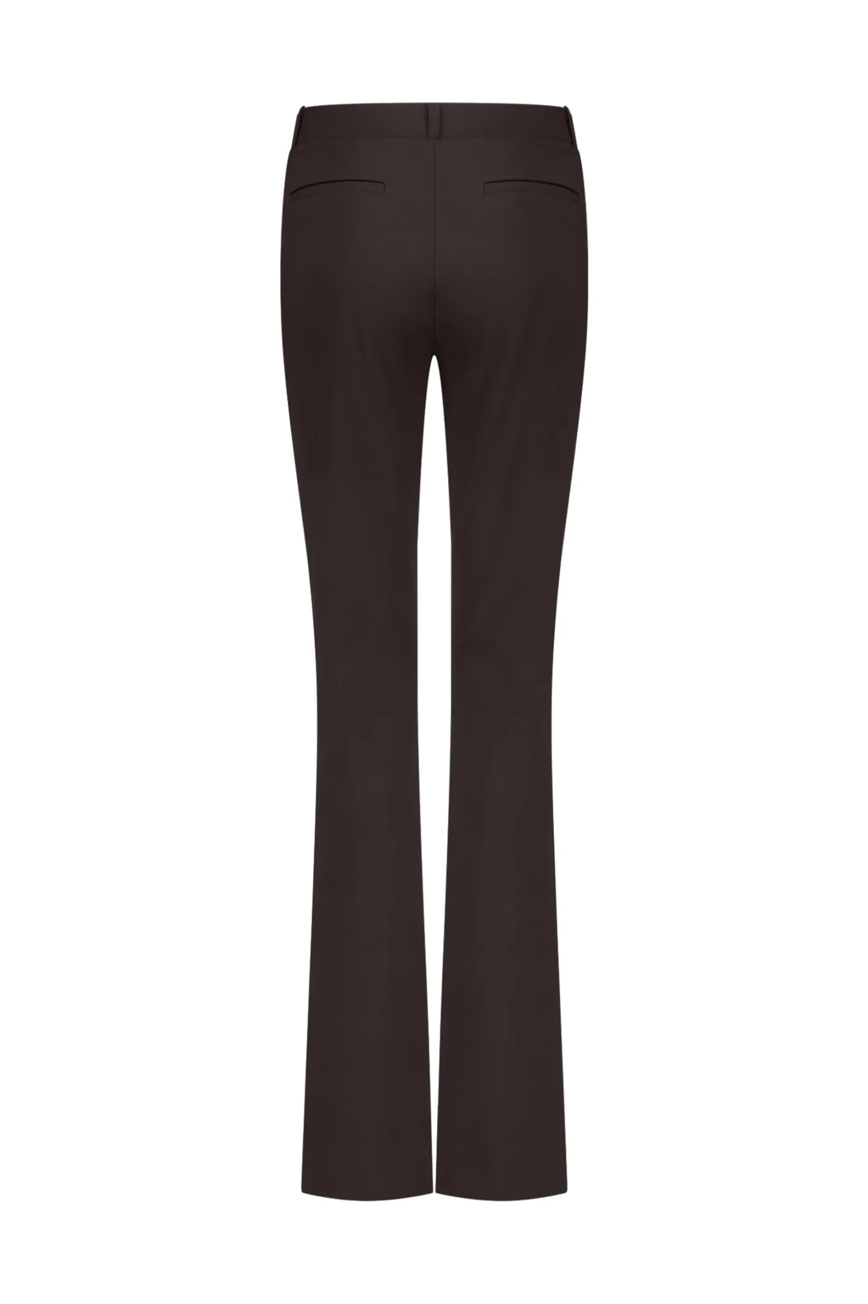 Flair LONG bonded trousers - espresso