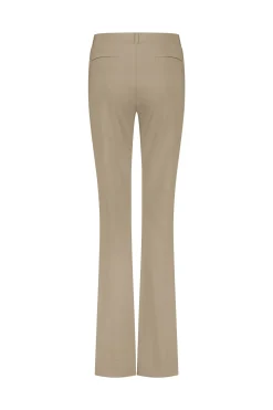 Flair LONG bonded trousers - latte