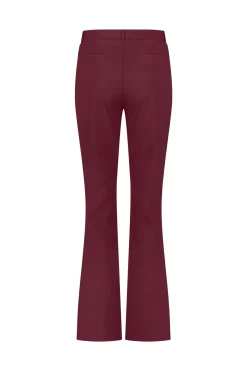 Flair LONG bonded trousers - merlot