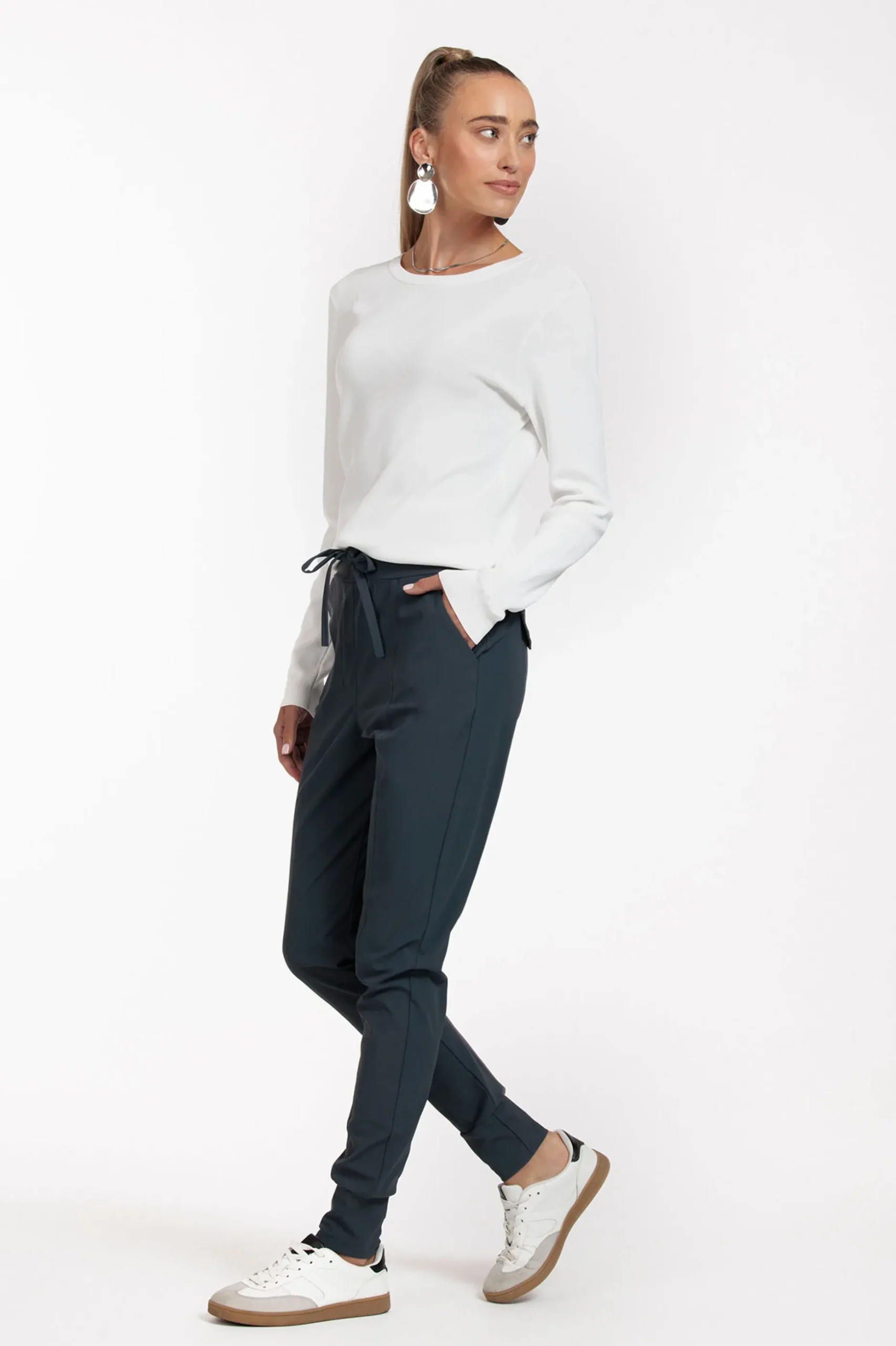 Franka trousers - antraciet