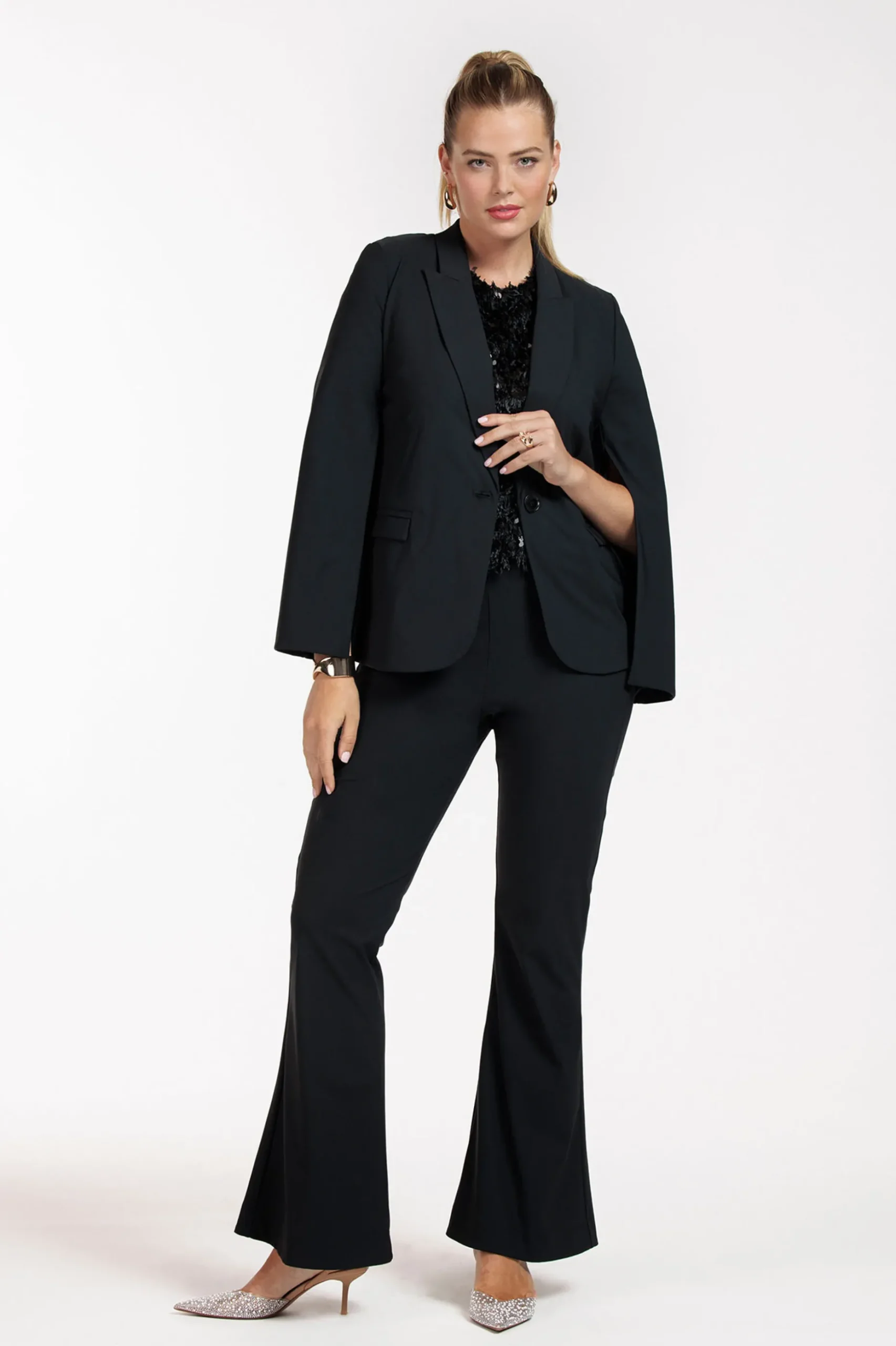 Ginger flair trousers - black