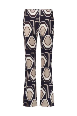 Ginger graphic flair trousers - multi color