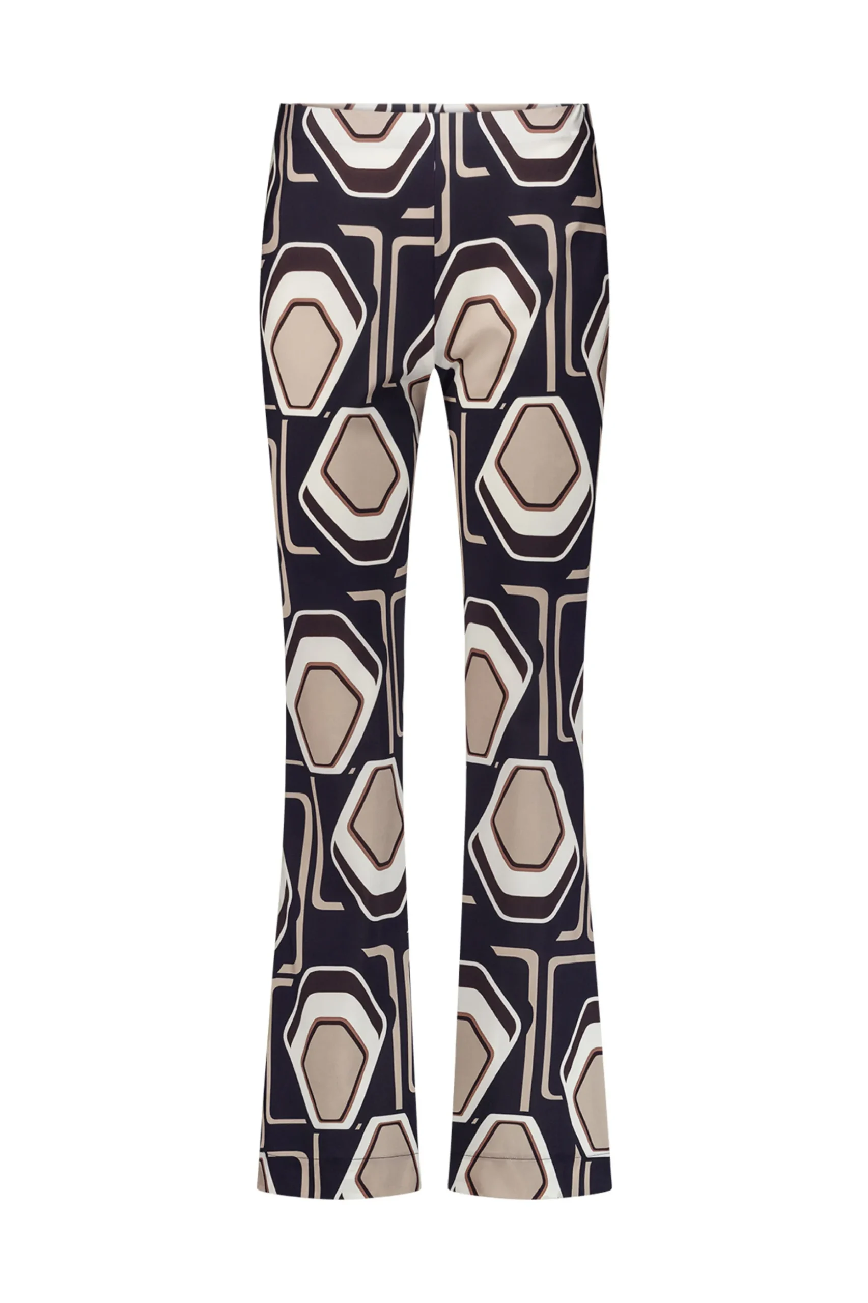 Ginger graphic flair trousers - multi color