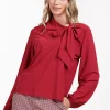 Giselle top - dark red