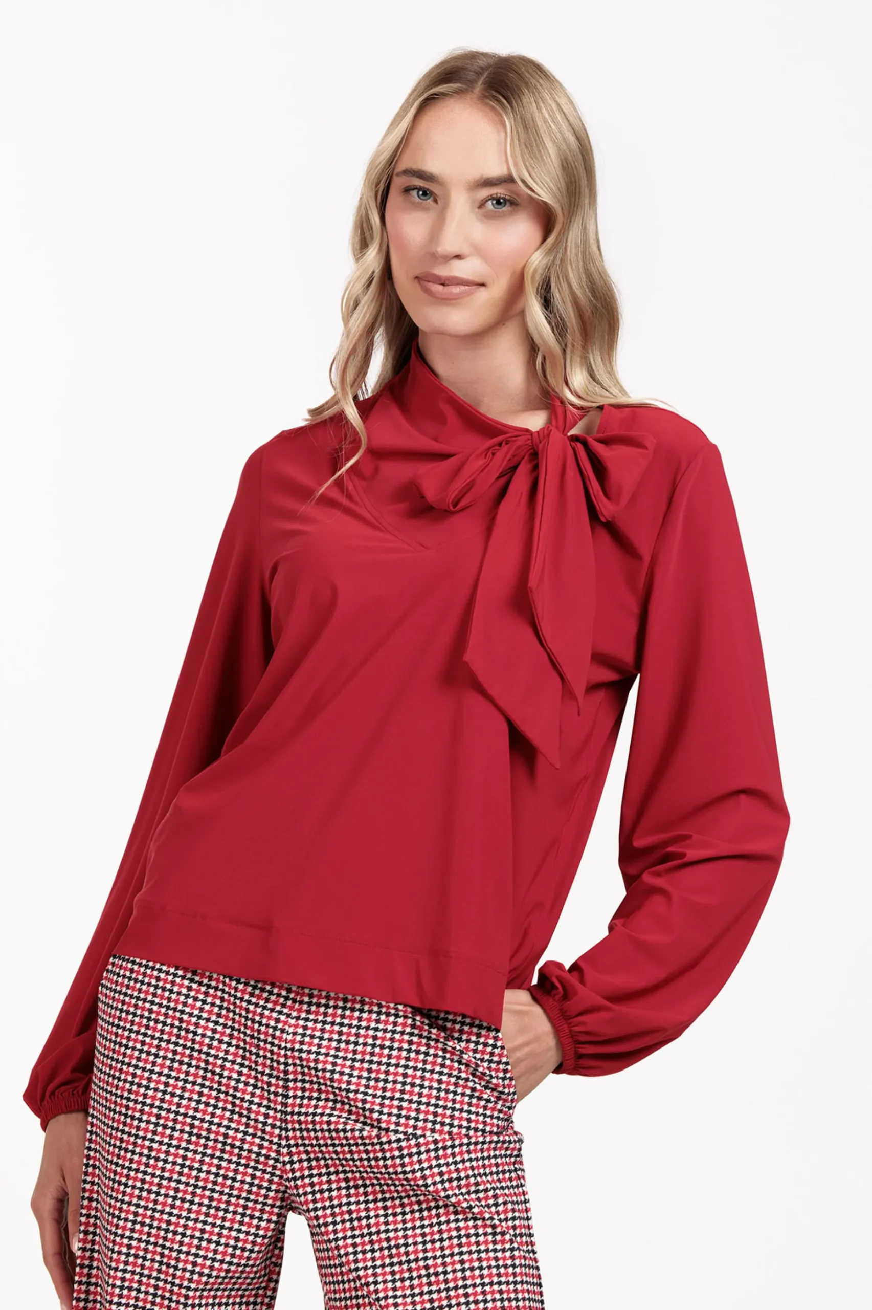 Giselle top - dark red