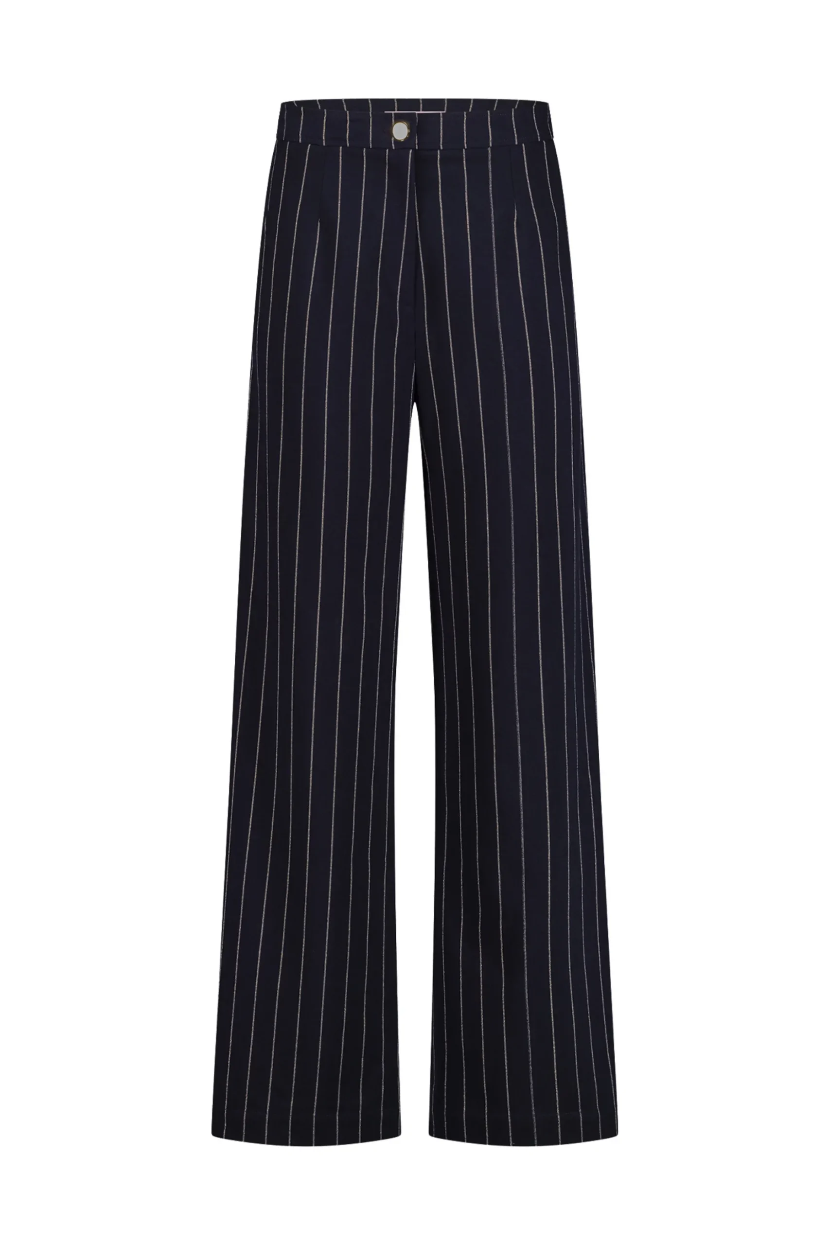 Holly gold pinstripe trousers - darkblue/gold