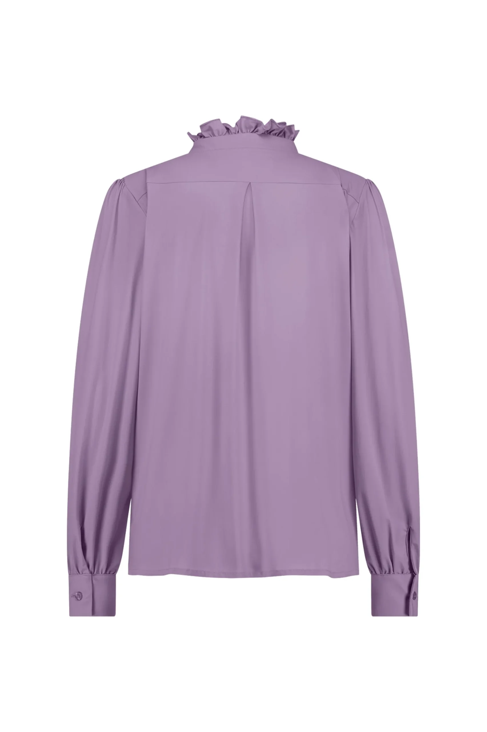 Idetta ruffle blouse - lila