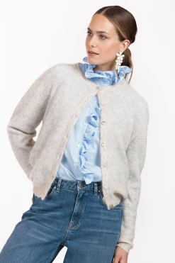 Idette poplin blouse - light blue