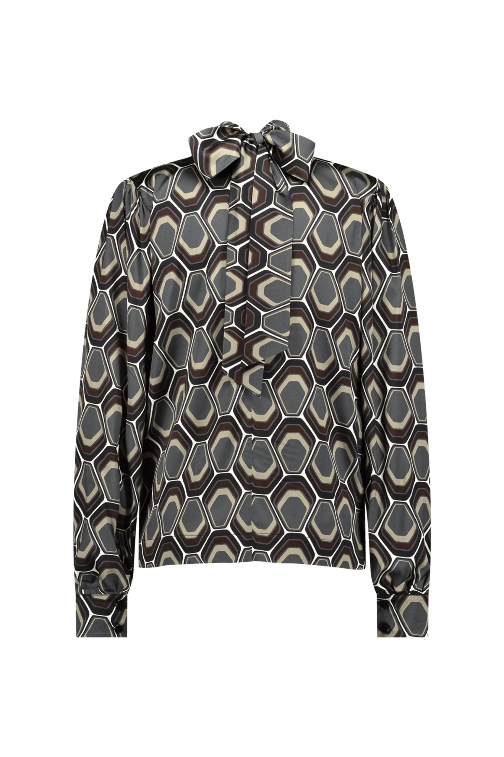 Inzie graphic blouse - multi color