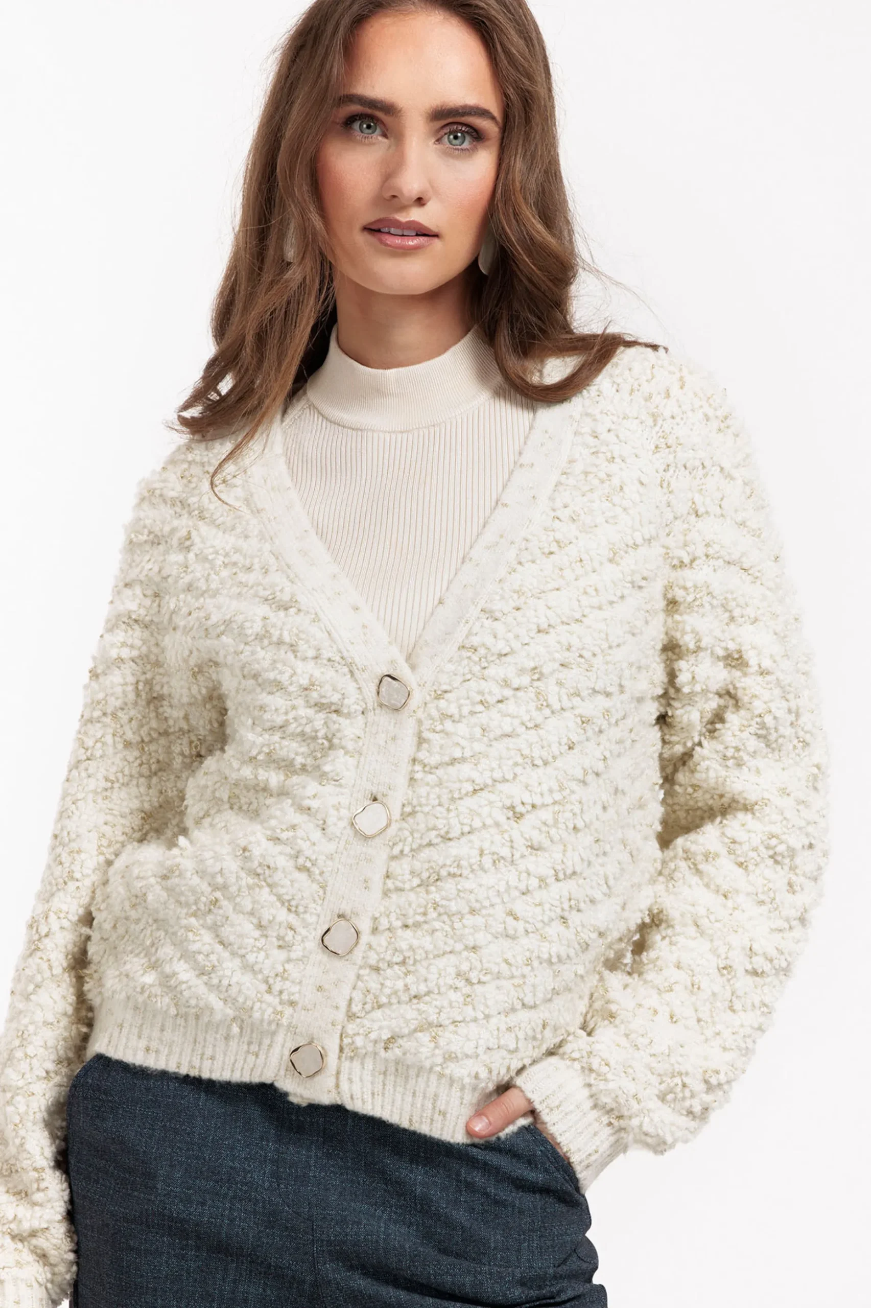 Iris chunky glitter cardigan - kit