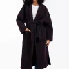 Isana zebra coat - dark blue/blackberry