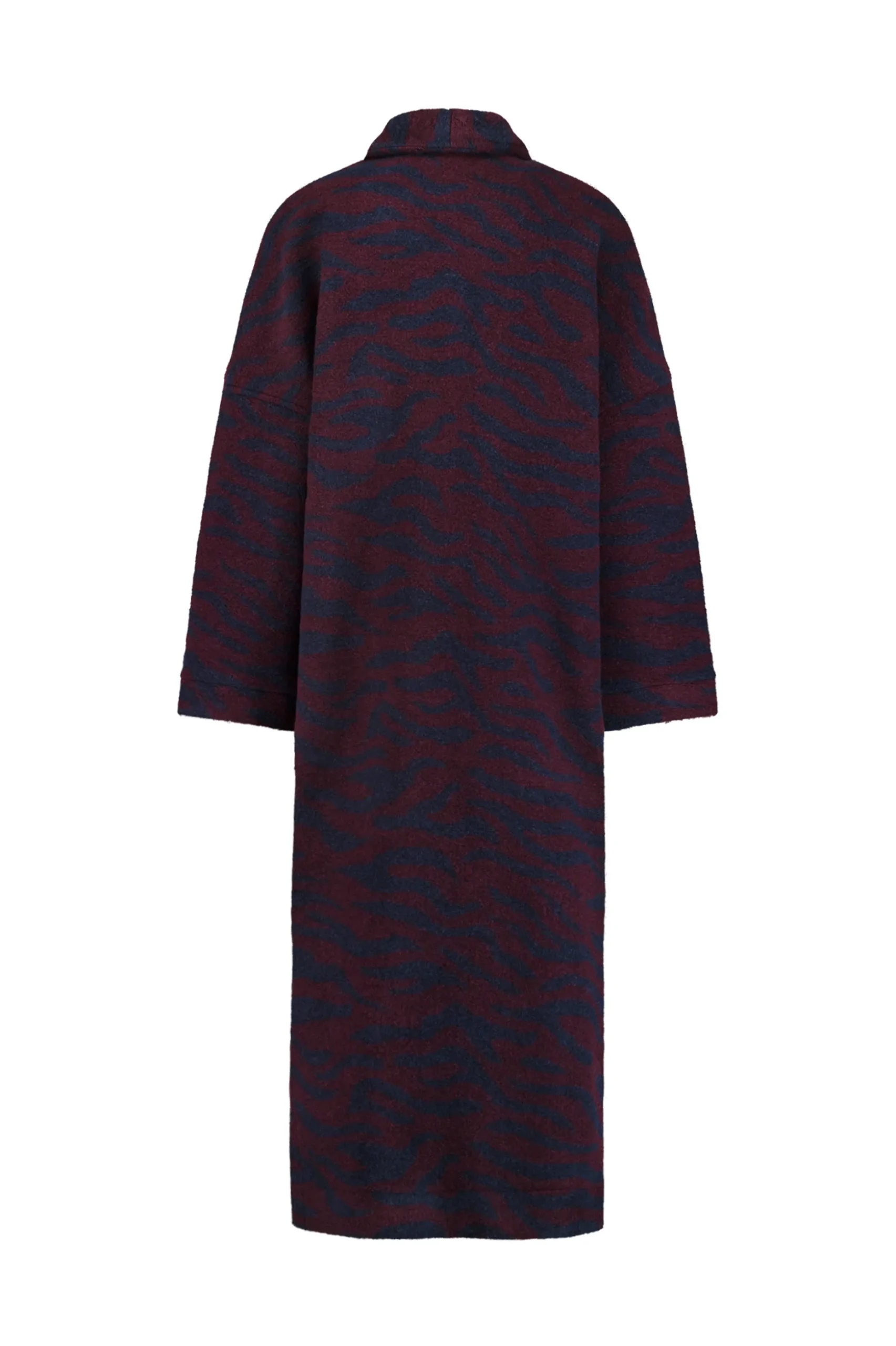 Isana zebra coat - dark blue/blackberry