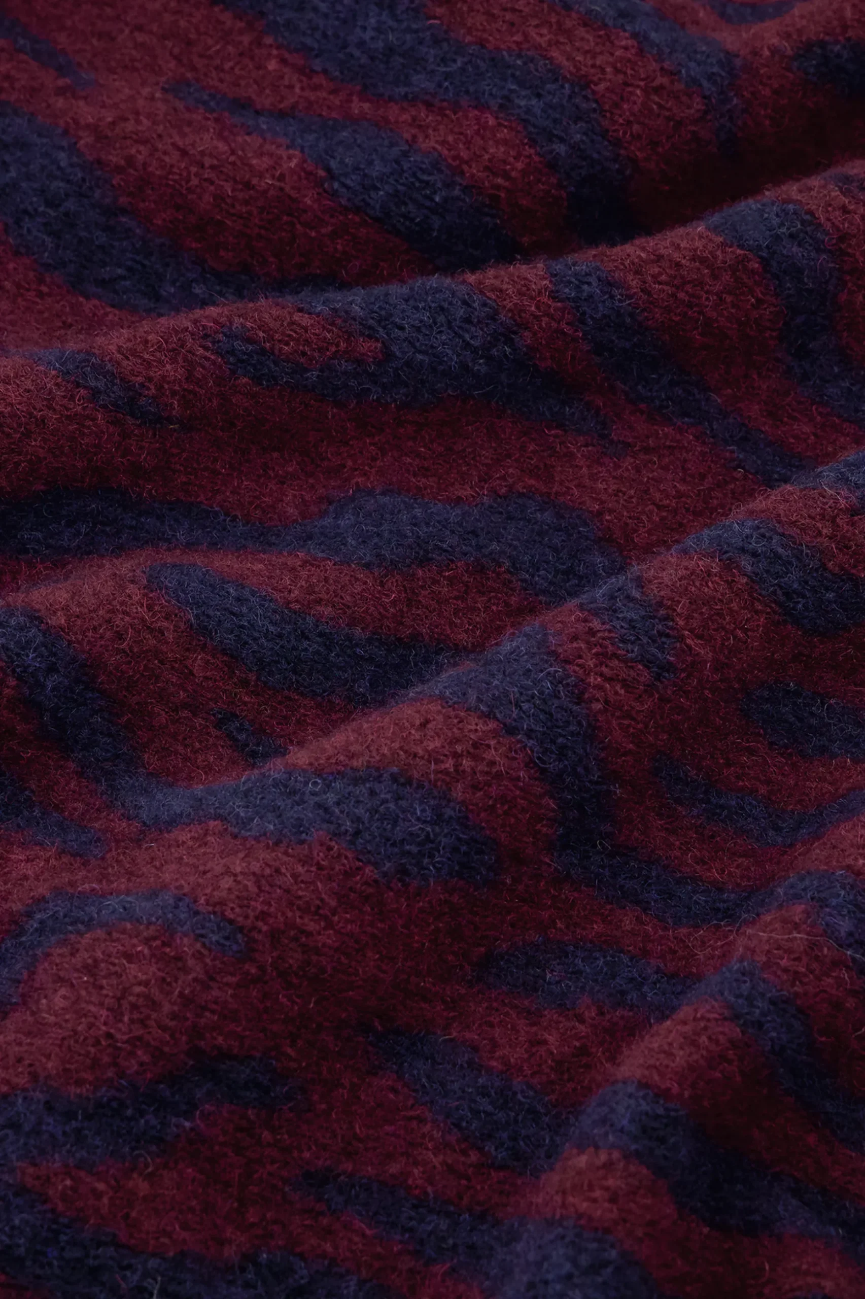 Isana zebra coat - dark blue/blackberry