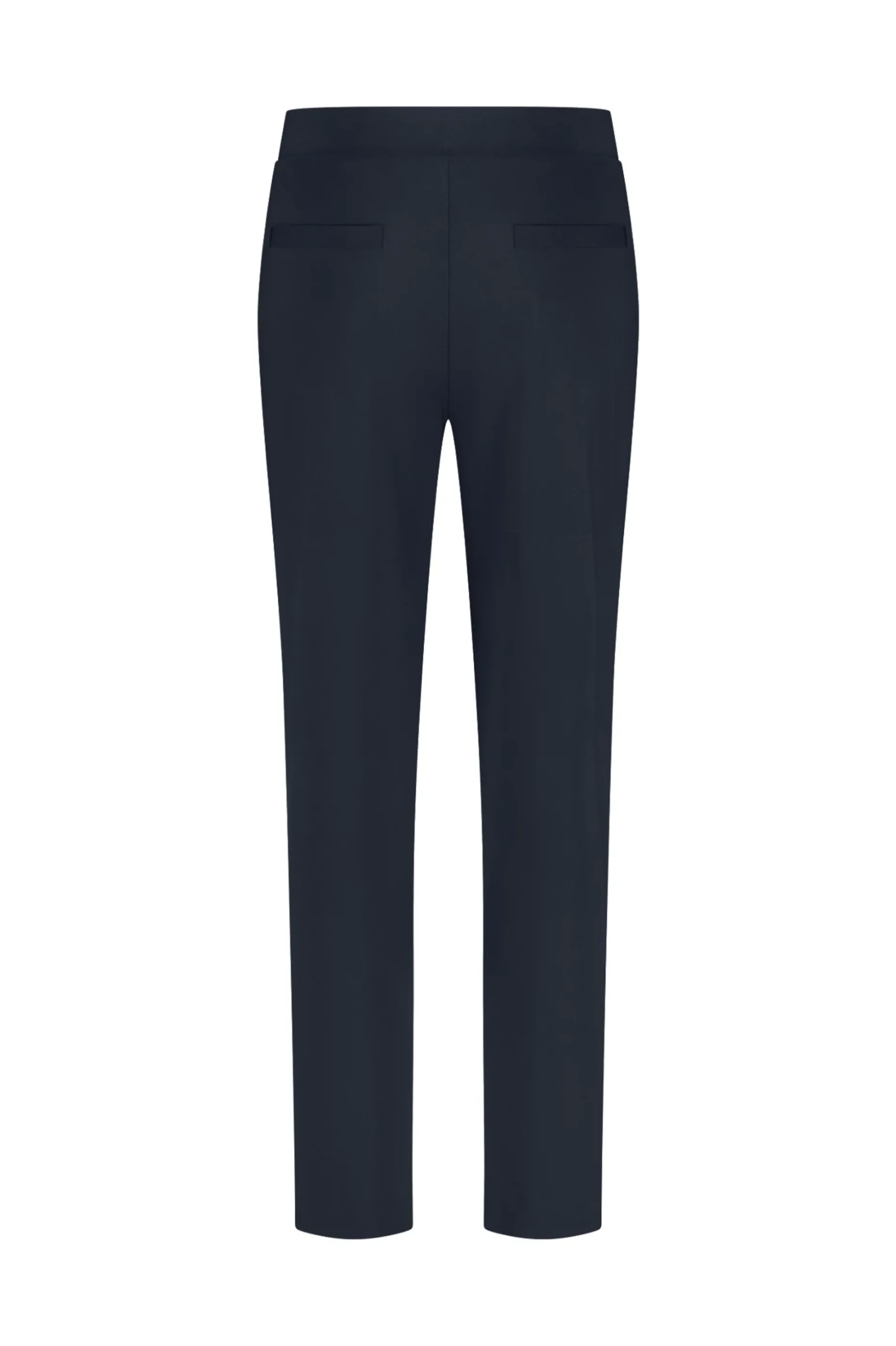 Ivory button trousers - dark blue