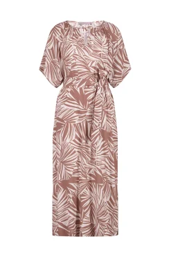 Ivy palm dress - kit/chocolate