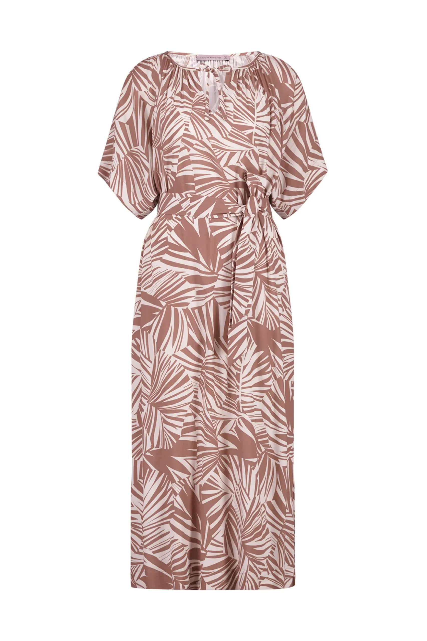 Ivy palm dress - kit/chocolate