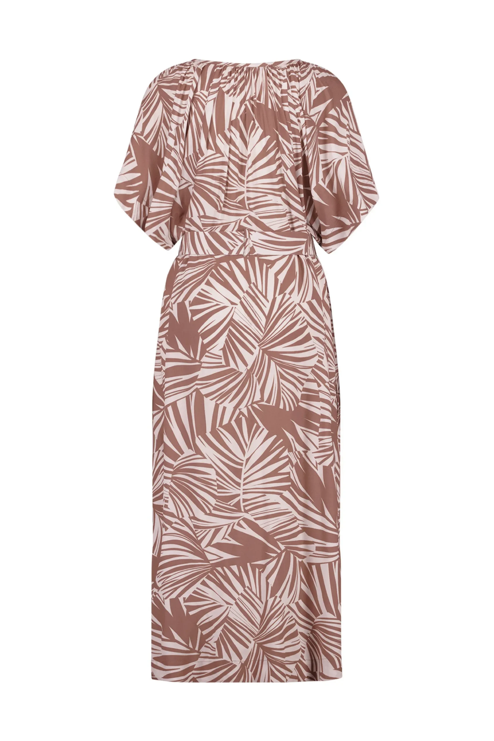 Ivy palm dress - kit/chocolate