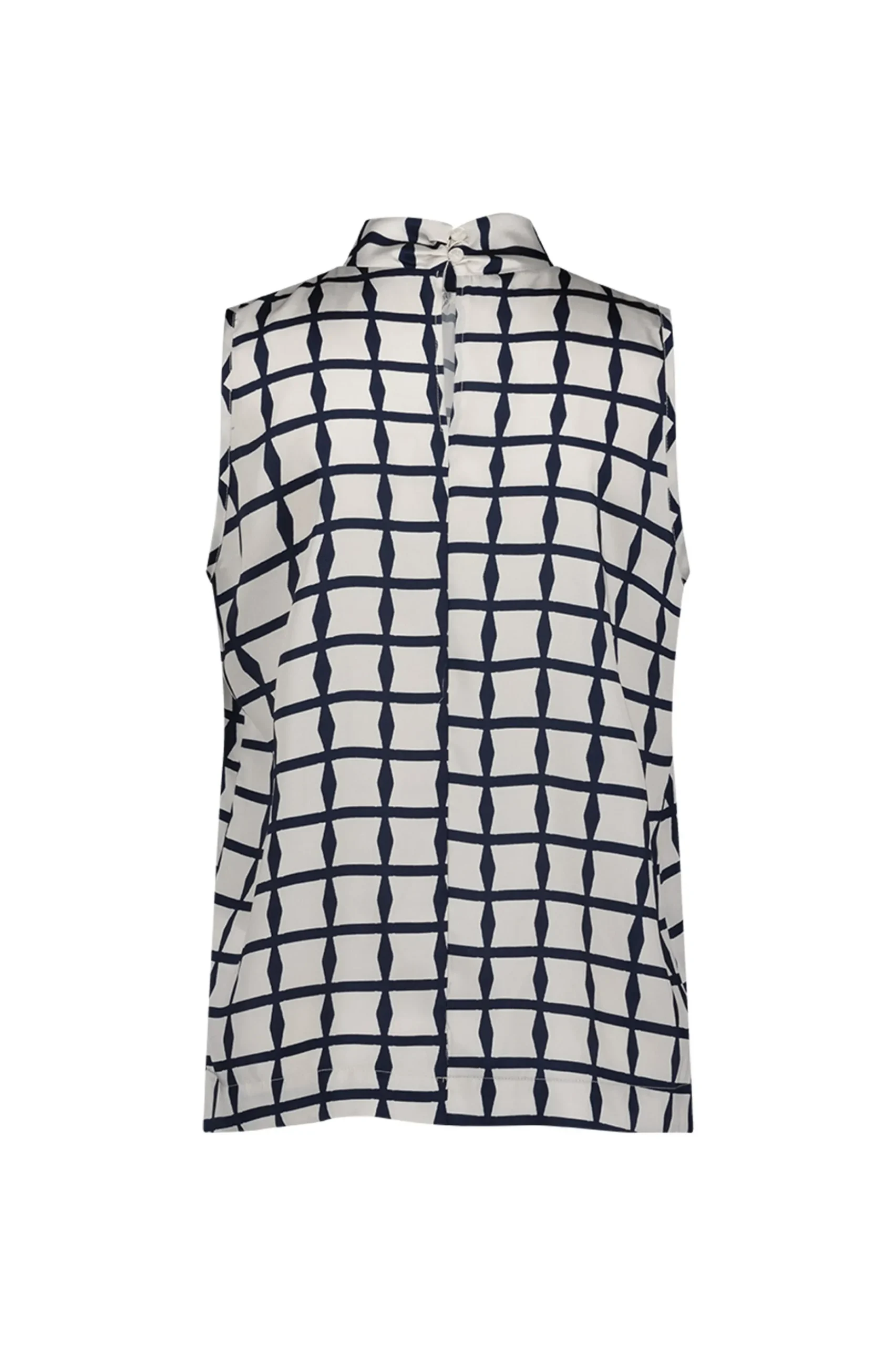 Iza squares top - kit/dark blue