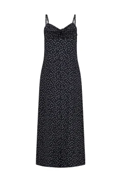 Jillian irr dot dress - black/off white