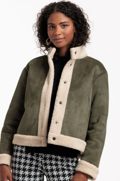 Jiro lammy jacket - new army