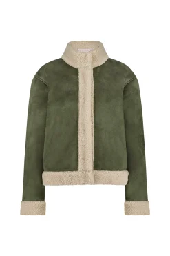 Jiro lammy jacket - new army