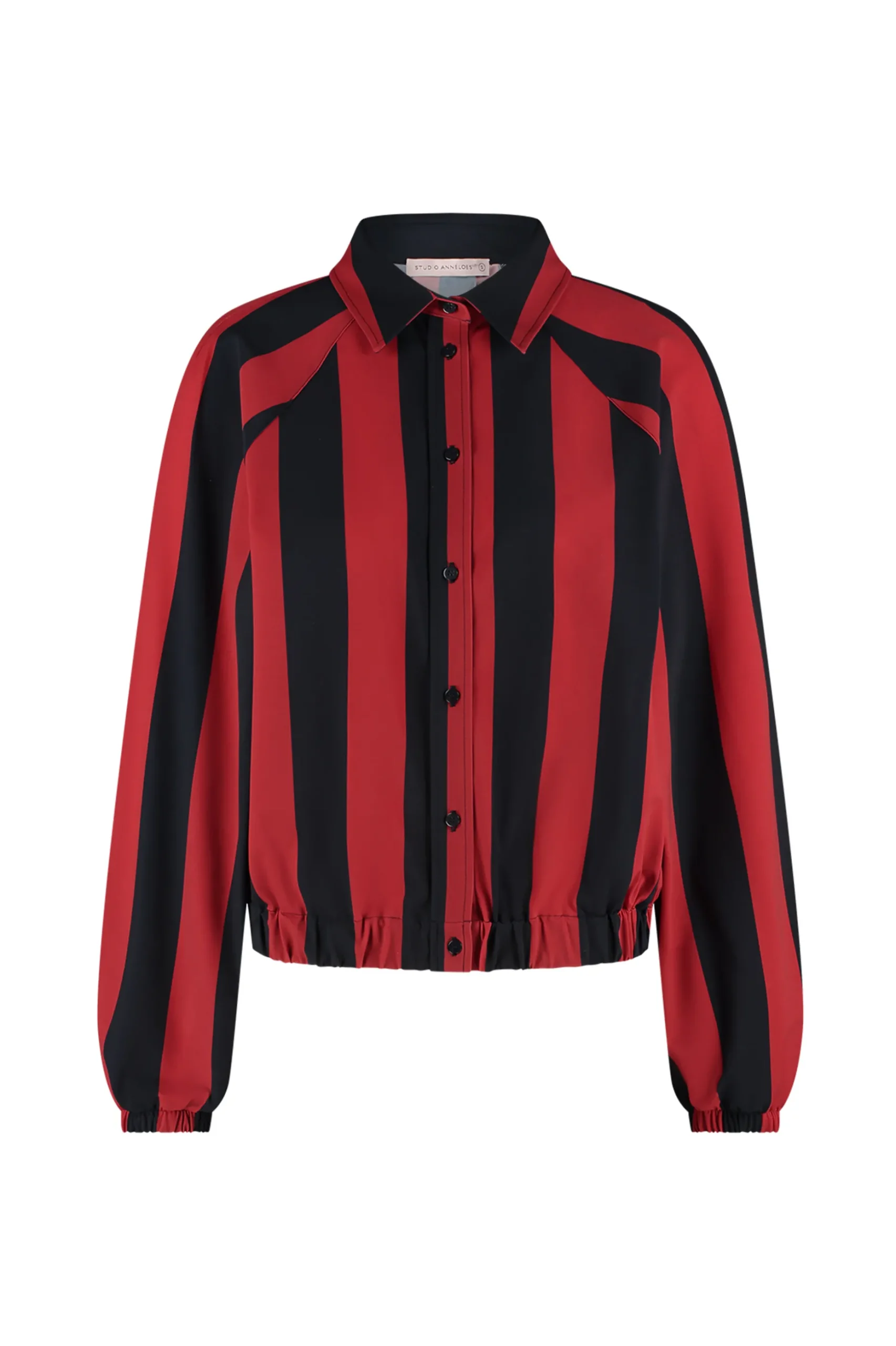 Johni stripe blouse - dark blue/red