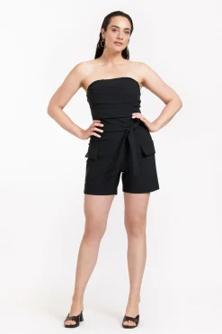 Jolie cargo bermuda - black