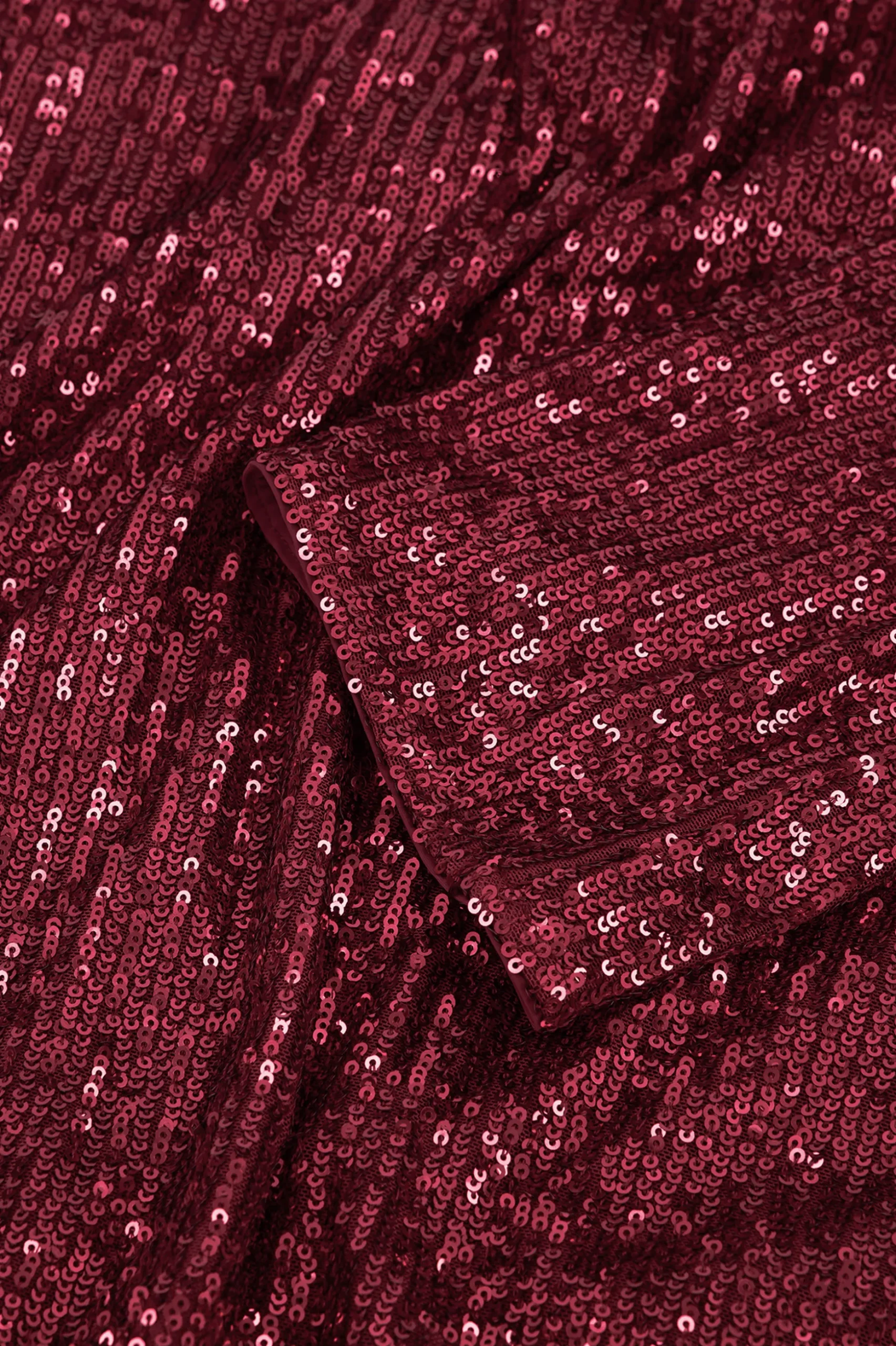 Julia 2way sequins top - merlot