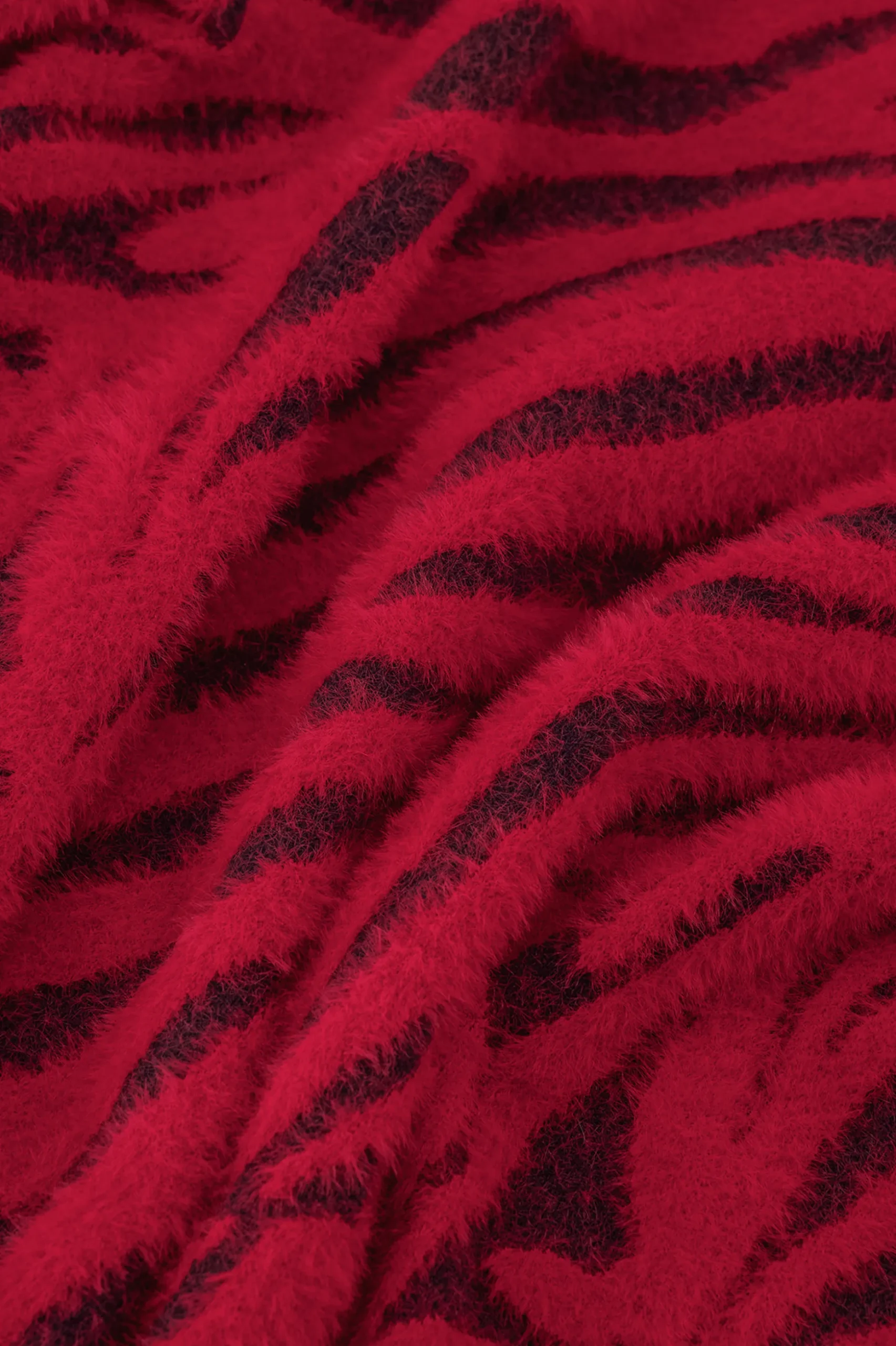 June zebra pullover - dark blue/red